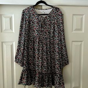 J Crew Floral Print Dress